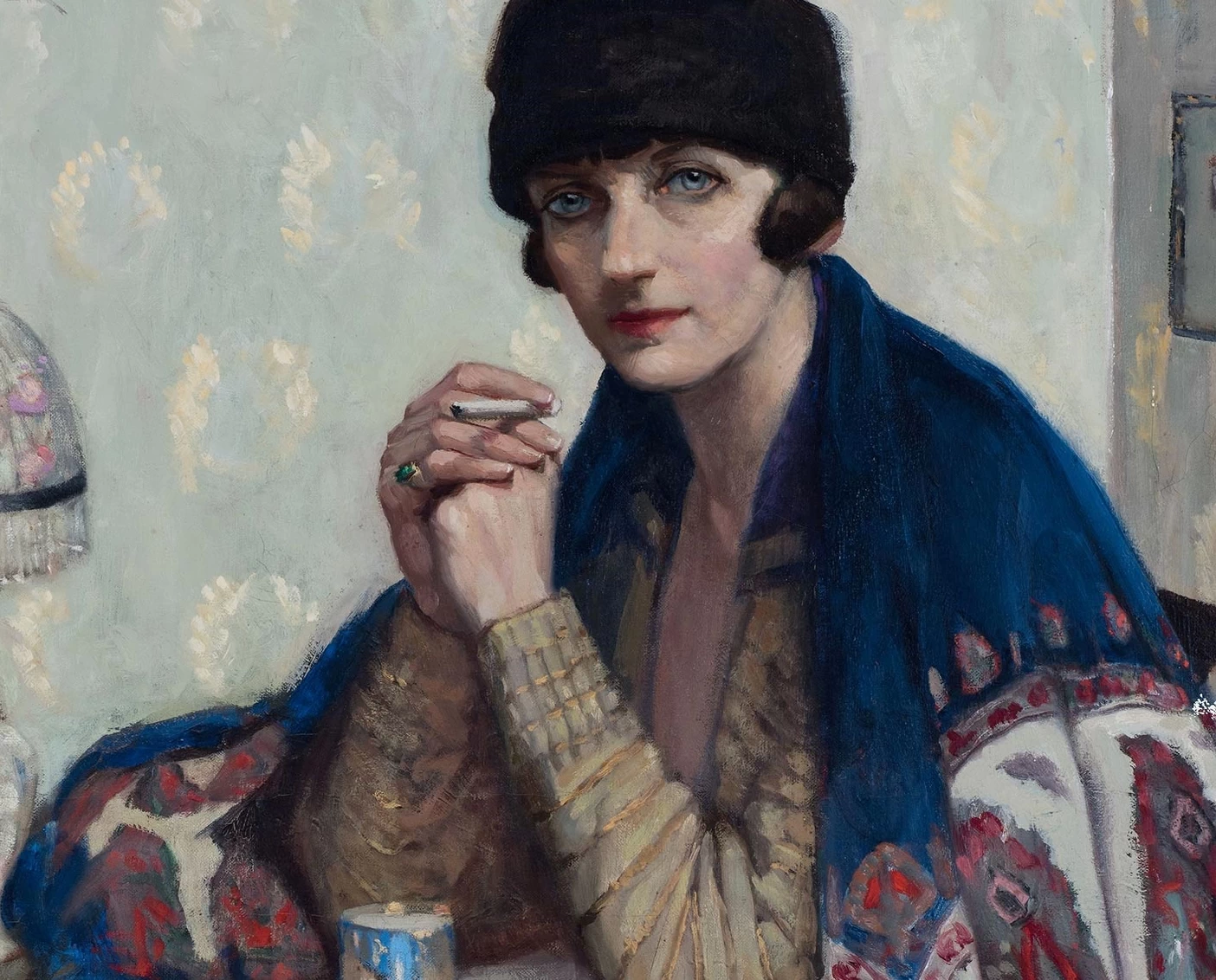 Ragazza con la sigaretta - dettaglio